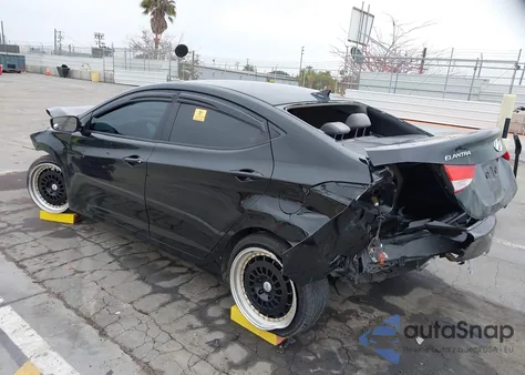 2013 Hyundai Elantra Gls z USA, uszkodzony, nr VIN KMHDH4AE3DU693491